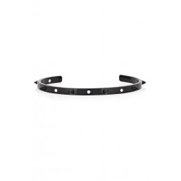 Maria Francesca pepe Techno thin spiked cuff