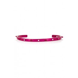 Maria Francesca Pepe Techno thin spiked cuff