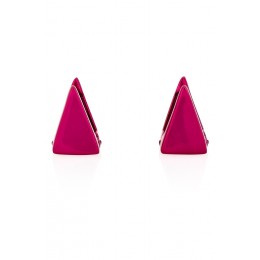 Maria Francesca Pepe Techno triangle earings